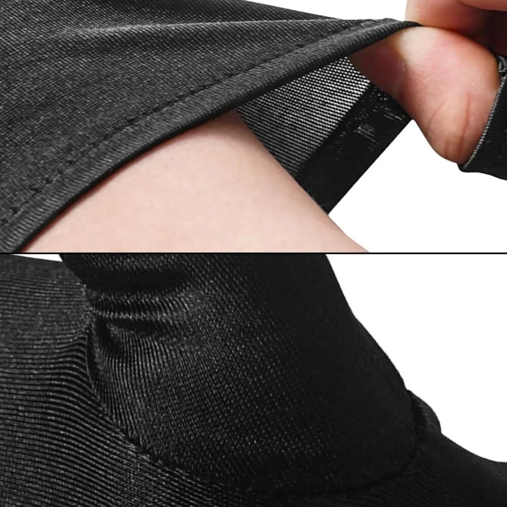 Women's Elegant Fingerless Protection Nails Black Long Gloves Halloween Fashion